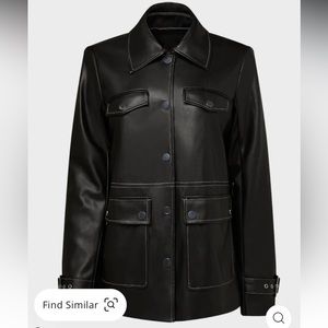 WeWoreWhat Vegan Leather Western Jacket